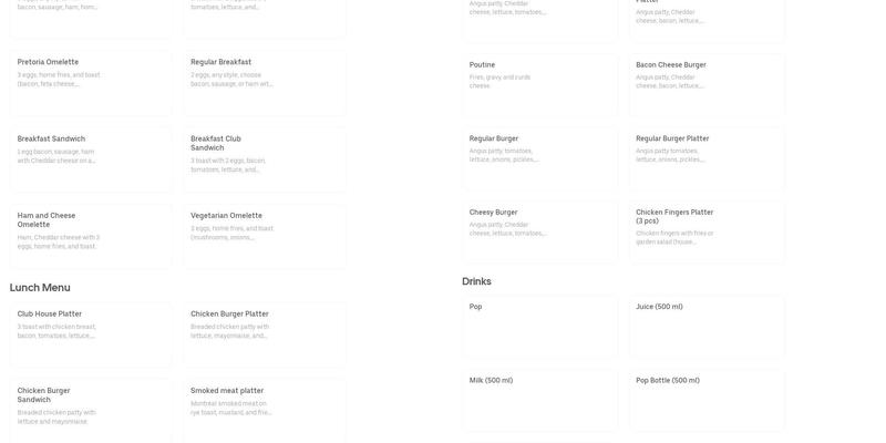 Pretoria_catering Menu