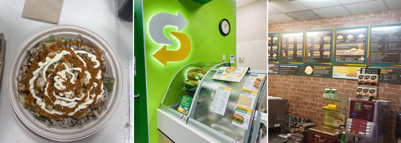 Subway Menu