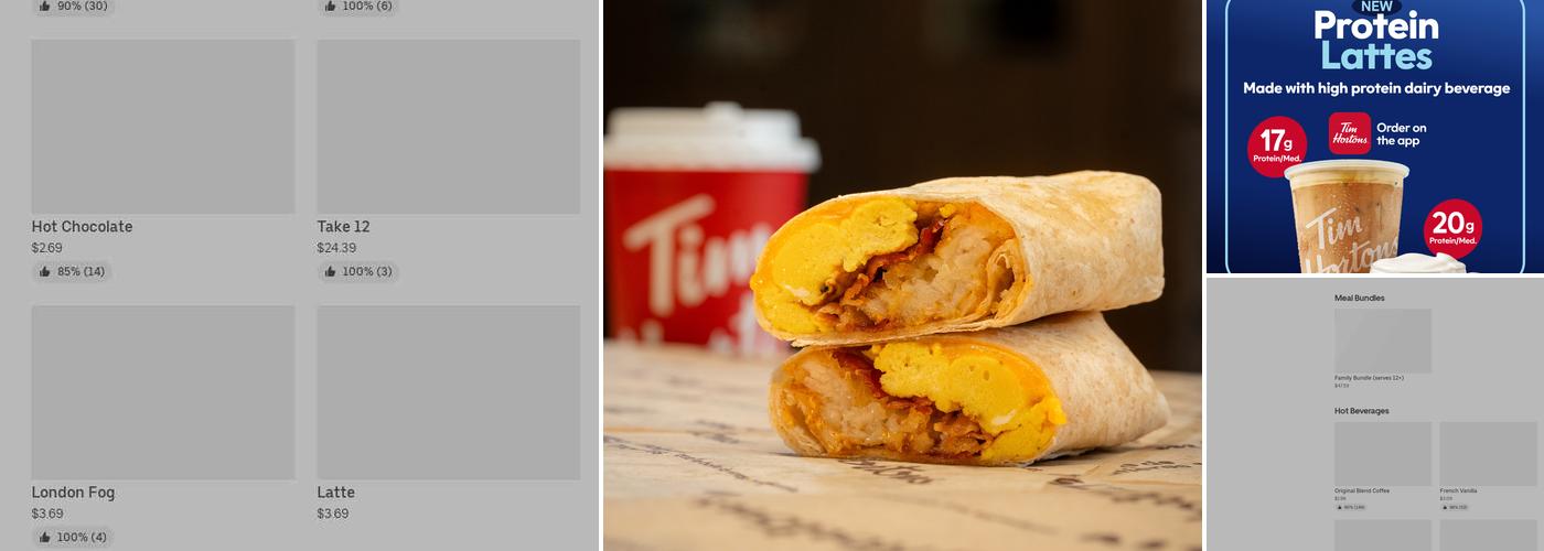 Tim Hortons Menu