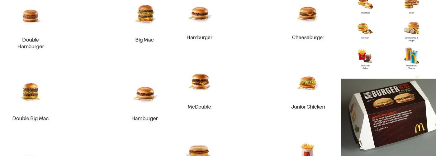 McDonald's Menu