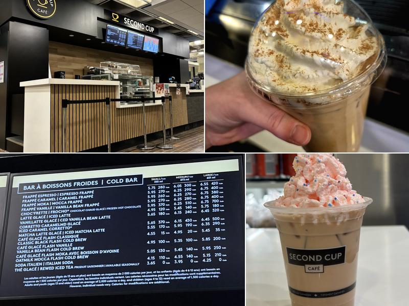 Second Cup Café Menu