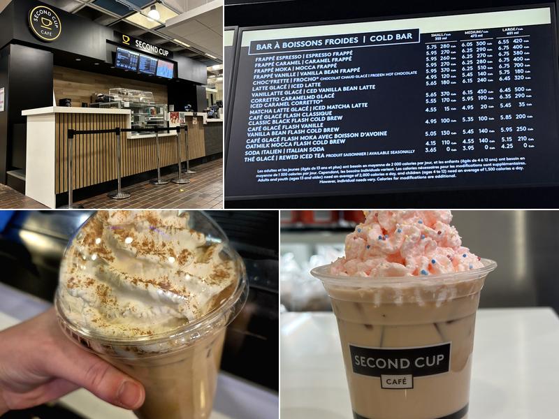 Second Cup Café Menu