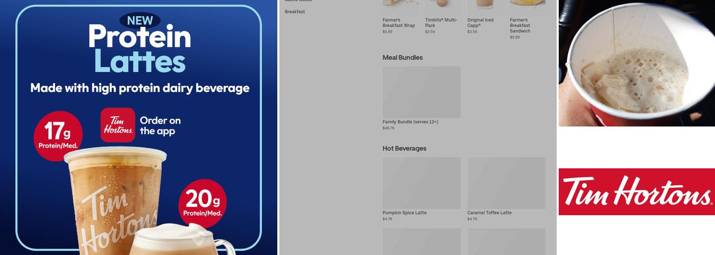 Tim Hortons Menu