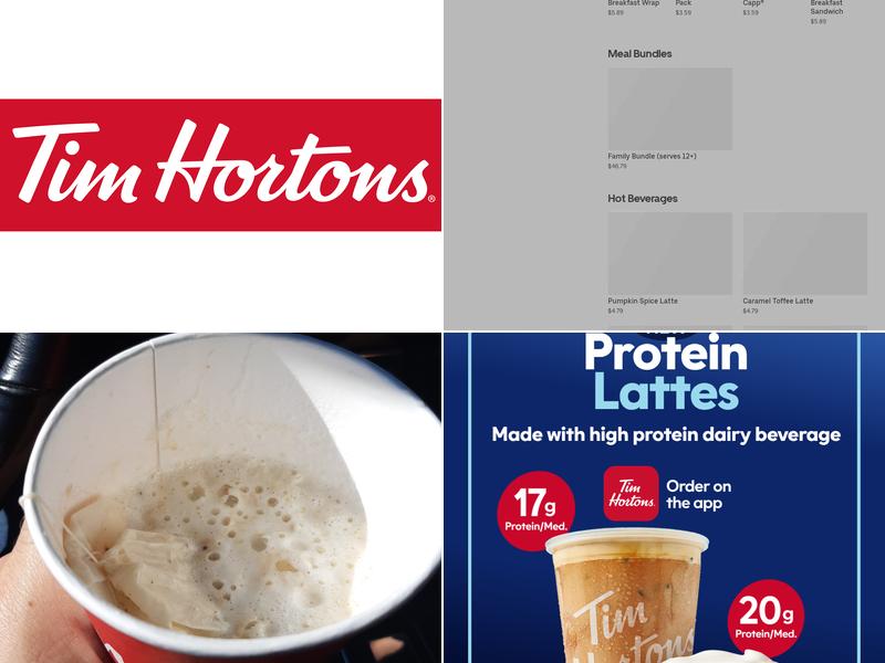 Tim Hortons Menu