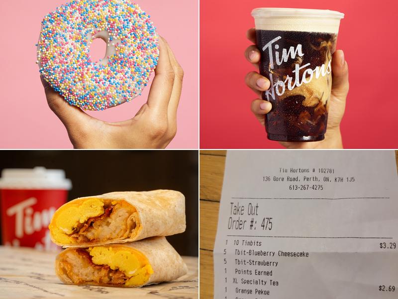Tim Hortons Menu