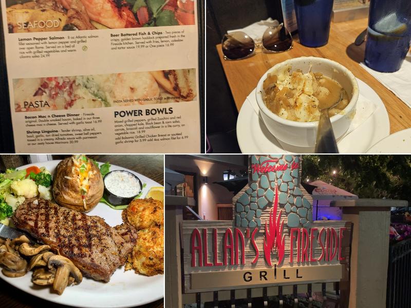Allan's Fireside Grill Menu
