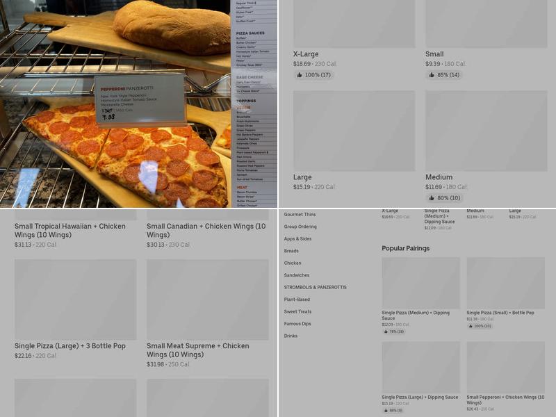 Pizza Pizza Menu