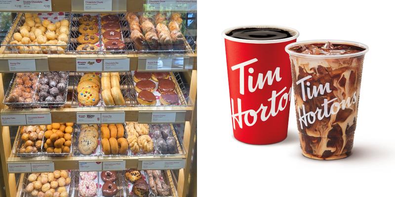 Tim Hortons Menu