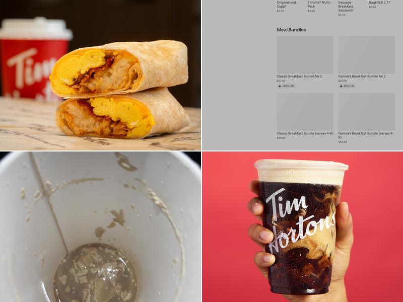 Tim Hortons Menu