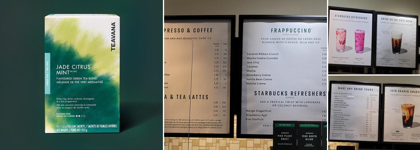 Starbucks Menu