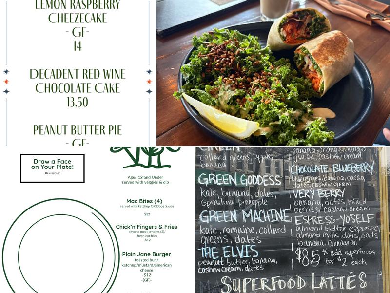 Greens Menu