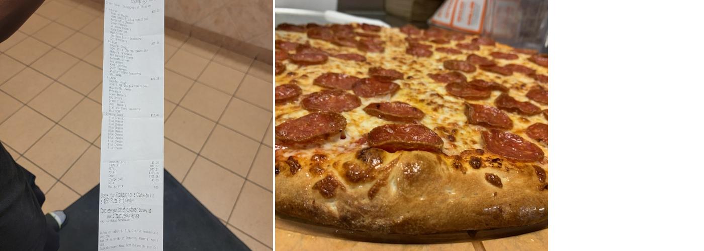 Pizza Pizza Menu
