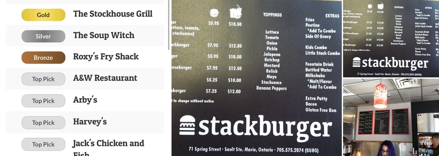 Stackburger Menu