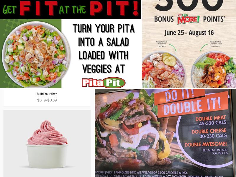 Pita Pit Menu