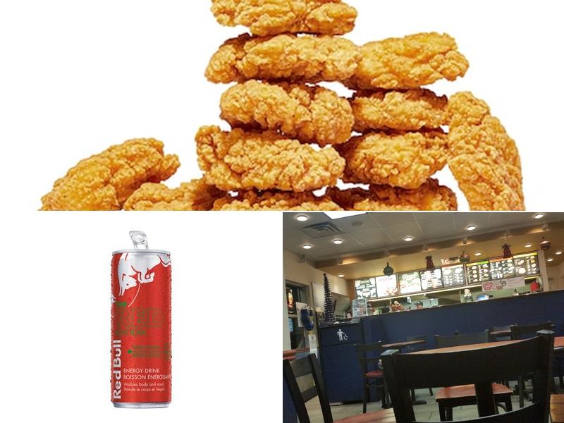 Harvey's Menu