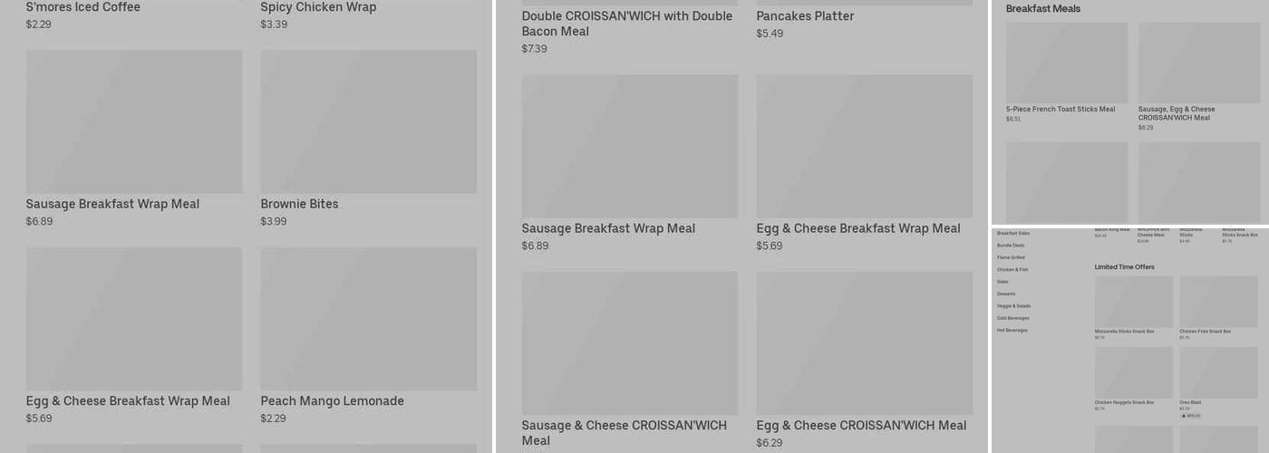 Burger King Menu