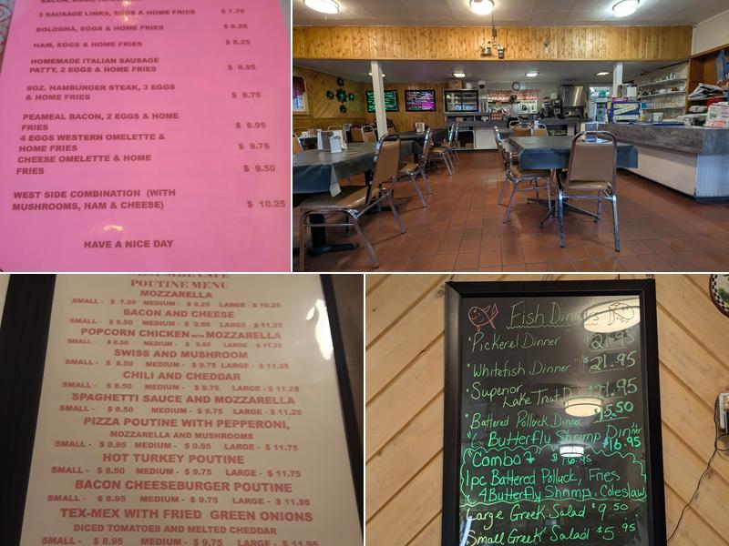 Westside Cafe Menu