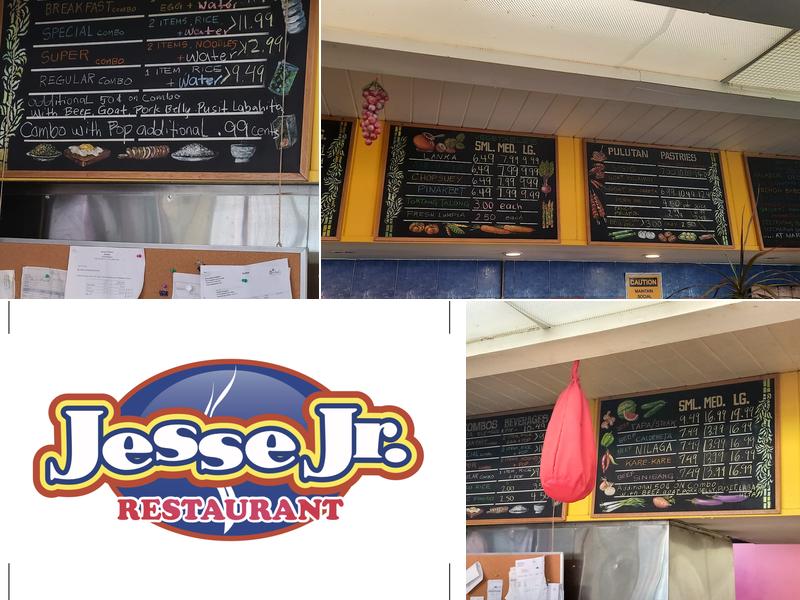 Jesse Jr. Restaurant Sheppard branch Menu