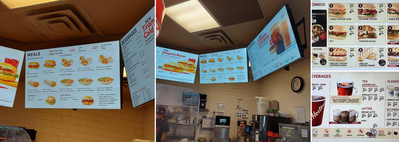 Tim Hortons Menu