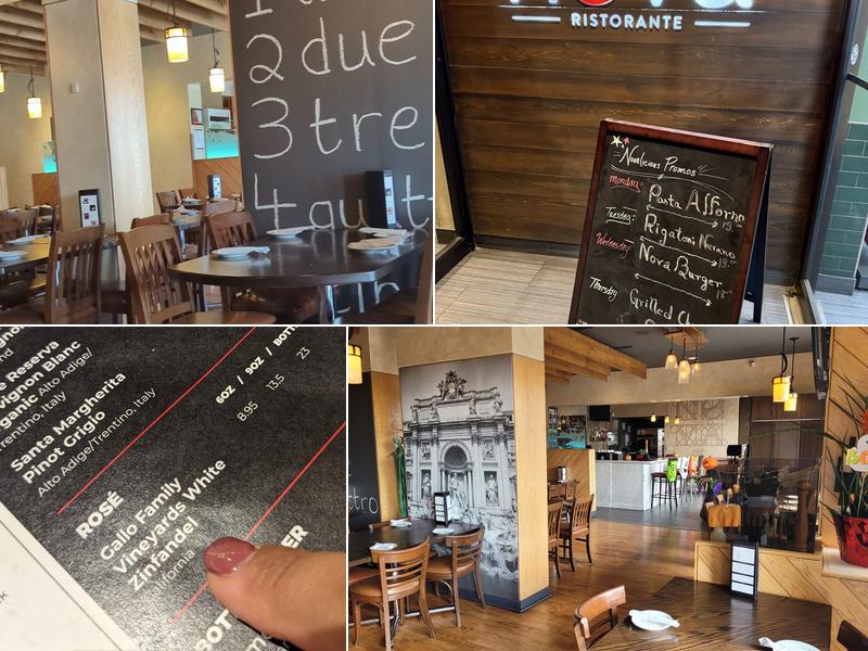 Nova Ristorante Menu