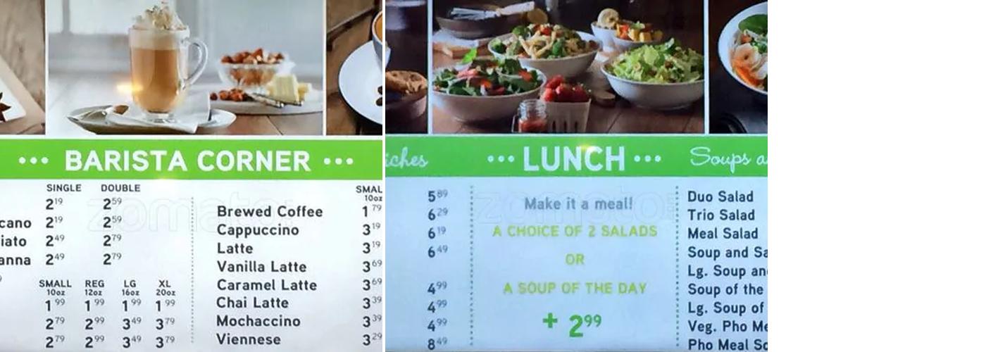 La Prep - Centenary Hospital Menu
