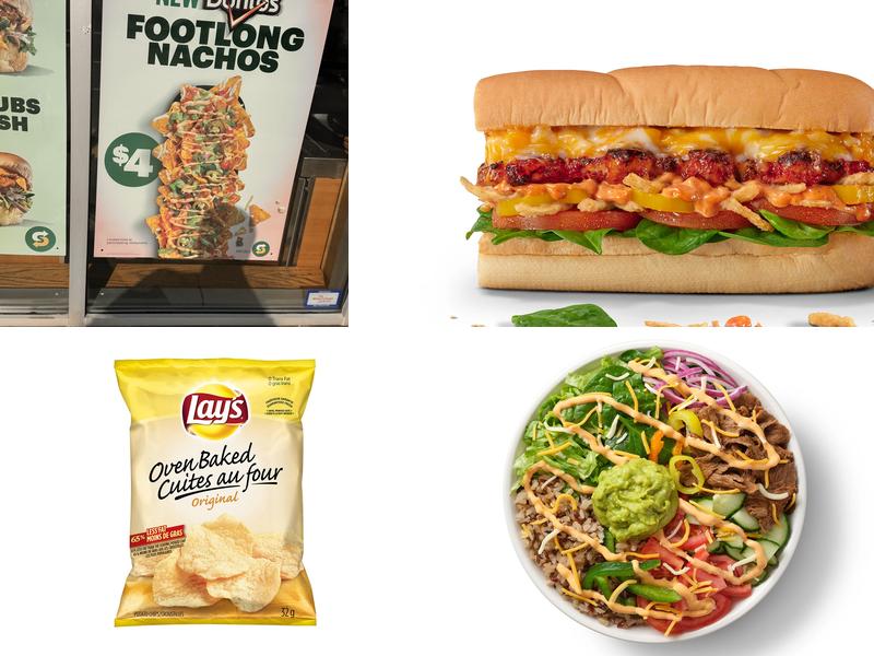Subway Menu