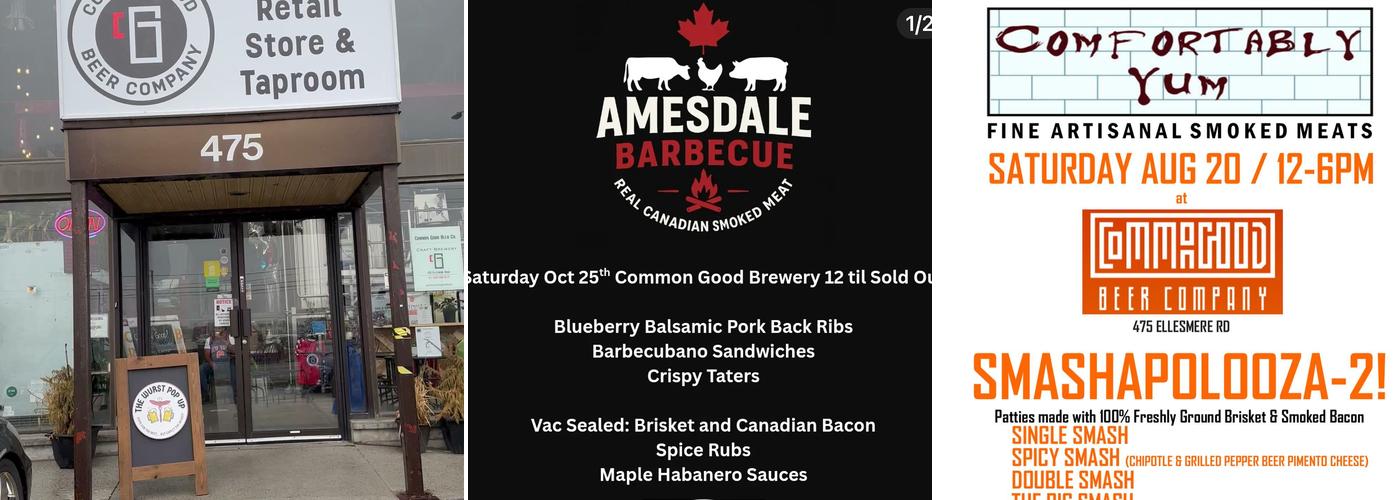 Common Good Beer Company Menu