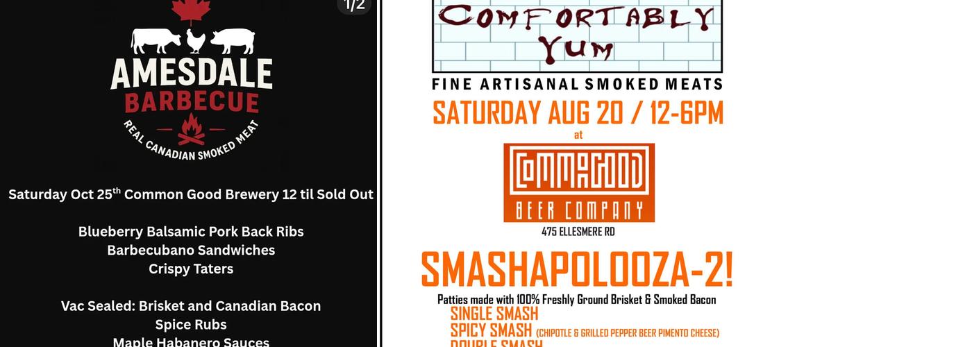 Common Good Beer Company Menu