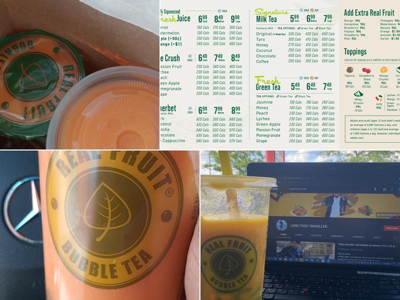 Real Fruit Bubble Tea