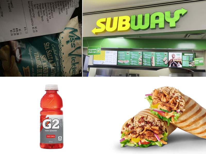 Subway Menu