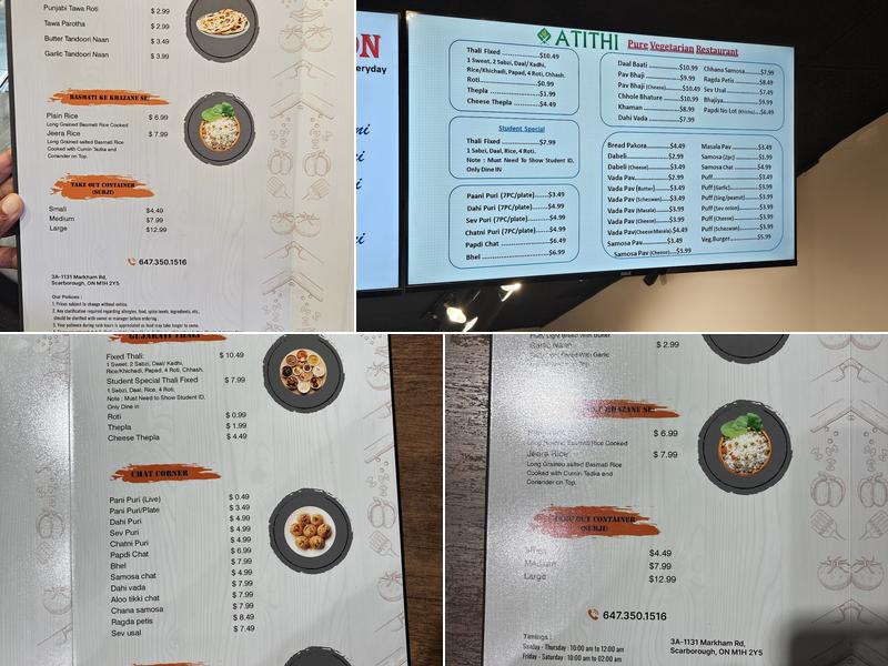 Atithi Menu