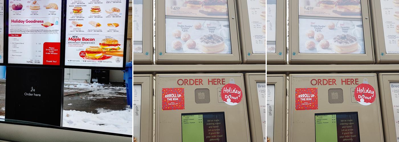 Tim Hortons Menu