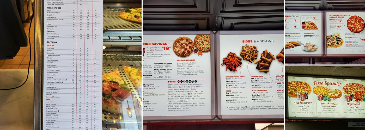 Pizza Pizza Menu