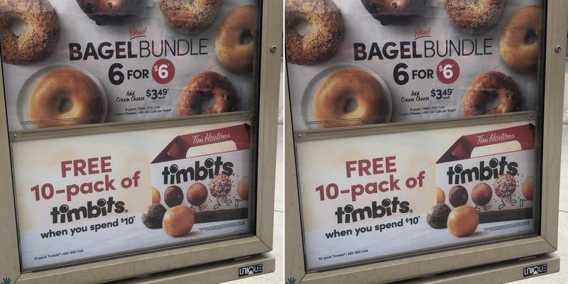 Tim Hortons Menu