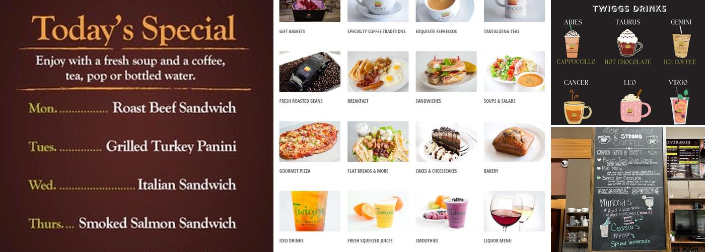 Twiggs Coffee Roasters Menu