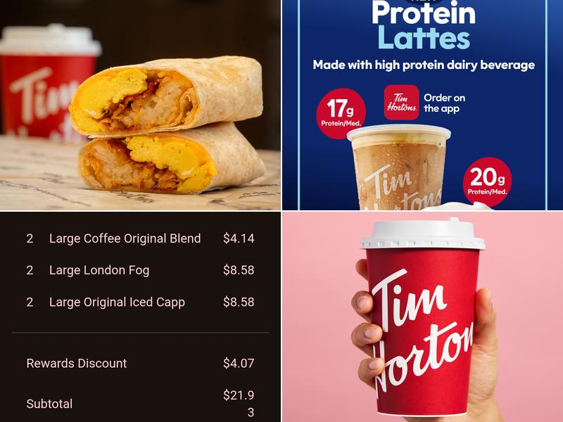 Tim Hortons Menu