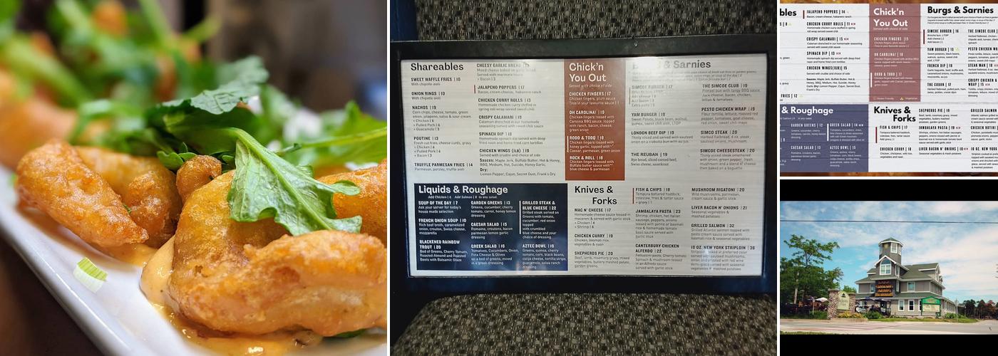Lake Simcoe Arms Pub Menu