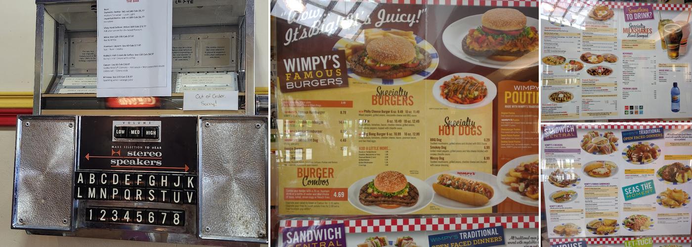 Wimpy's Diner Menu