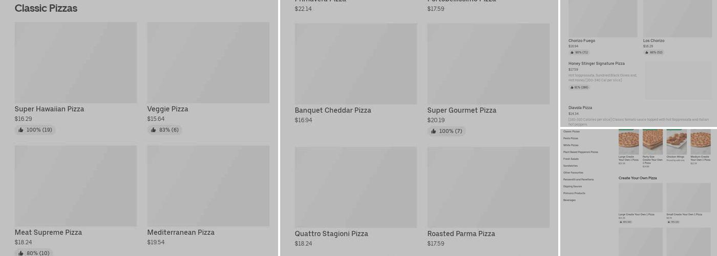 Pizza Nova Menu