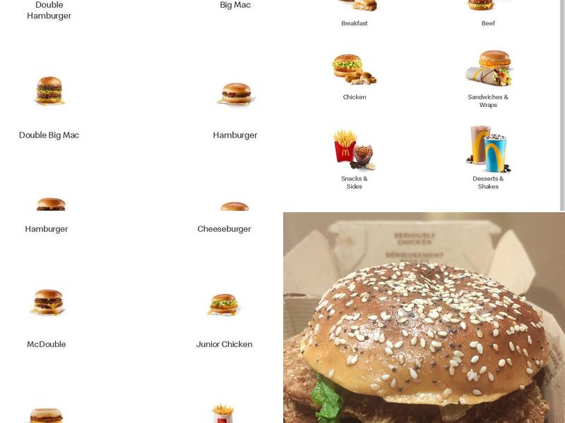 McDonald's Menu