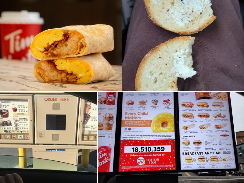 Tim Hortons Menu