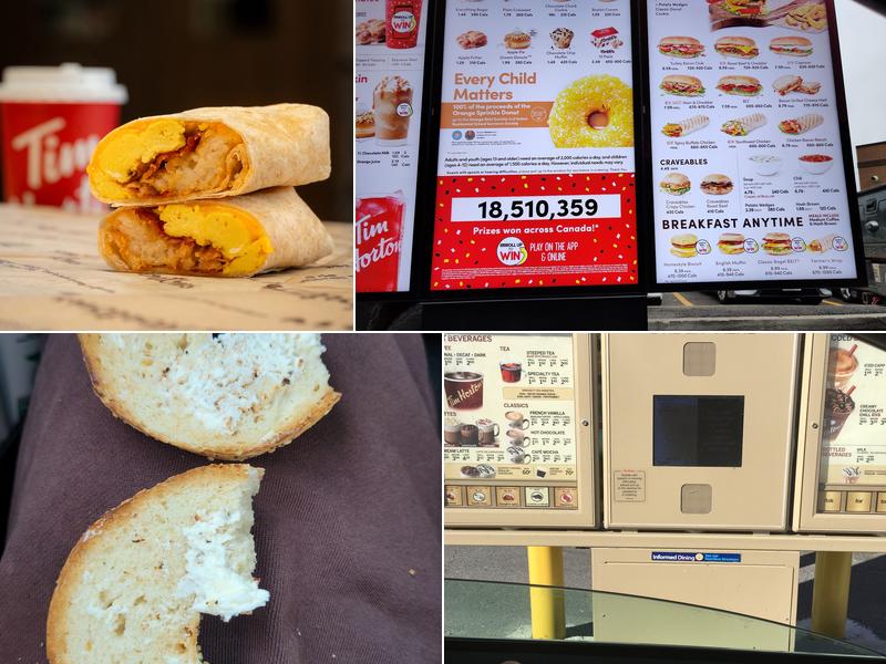 Tim Hortons Menu