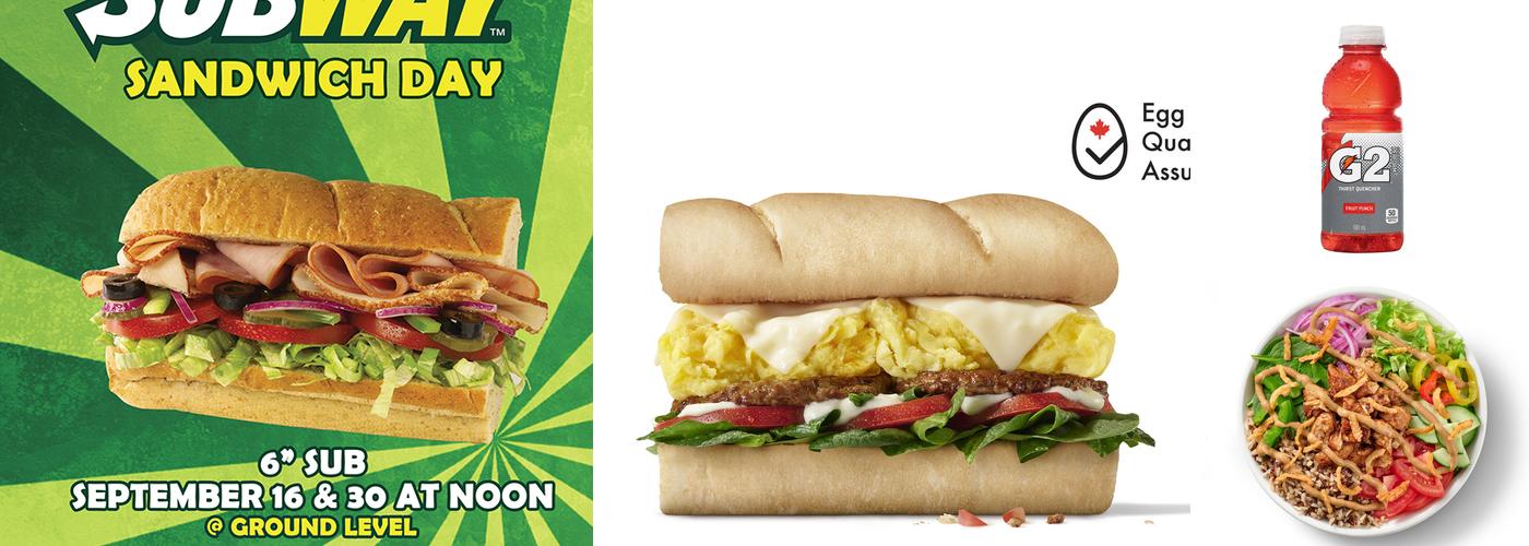Subway Menu