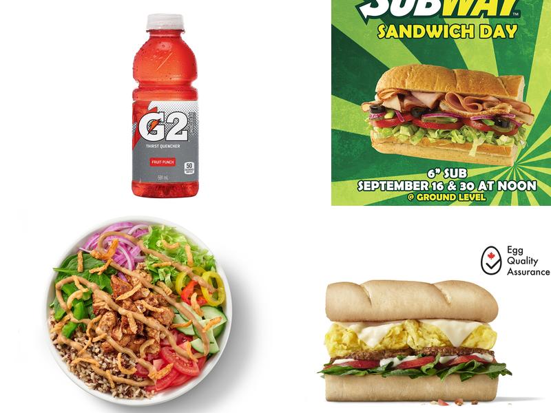 Subway Menu