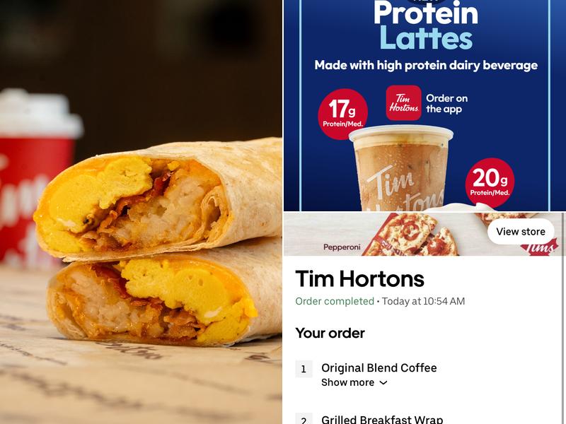 Tim Hortons Menu