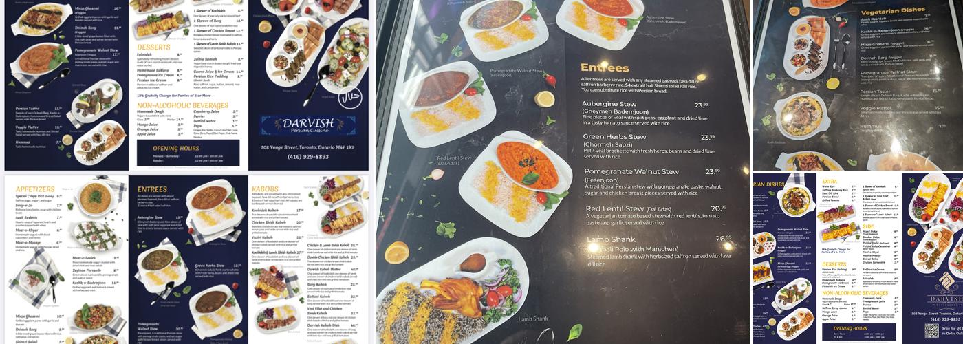 Darvish Restaurant Menu