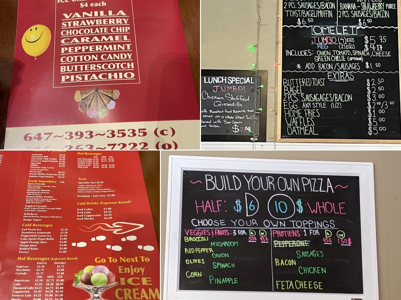 St. Lawrence Cafe Menu