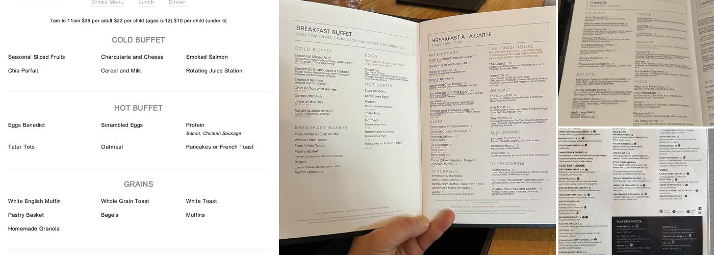 SOCO Kitchen + Bar Menu