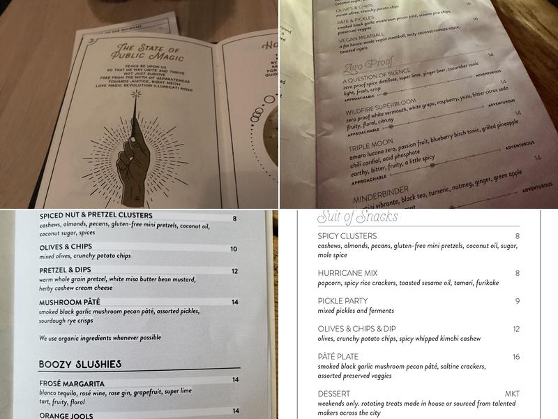 Grey Tiger Menu