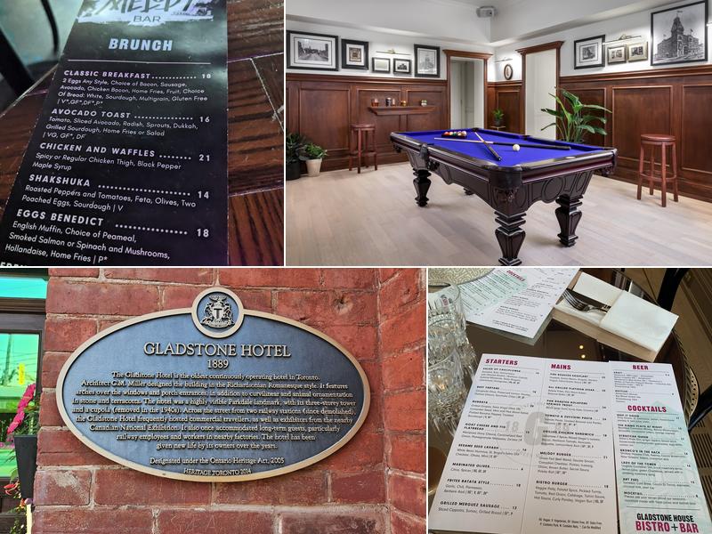 Gladstone House Menu